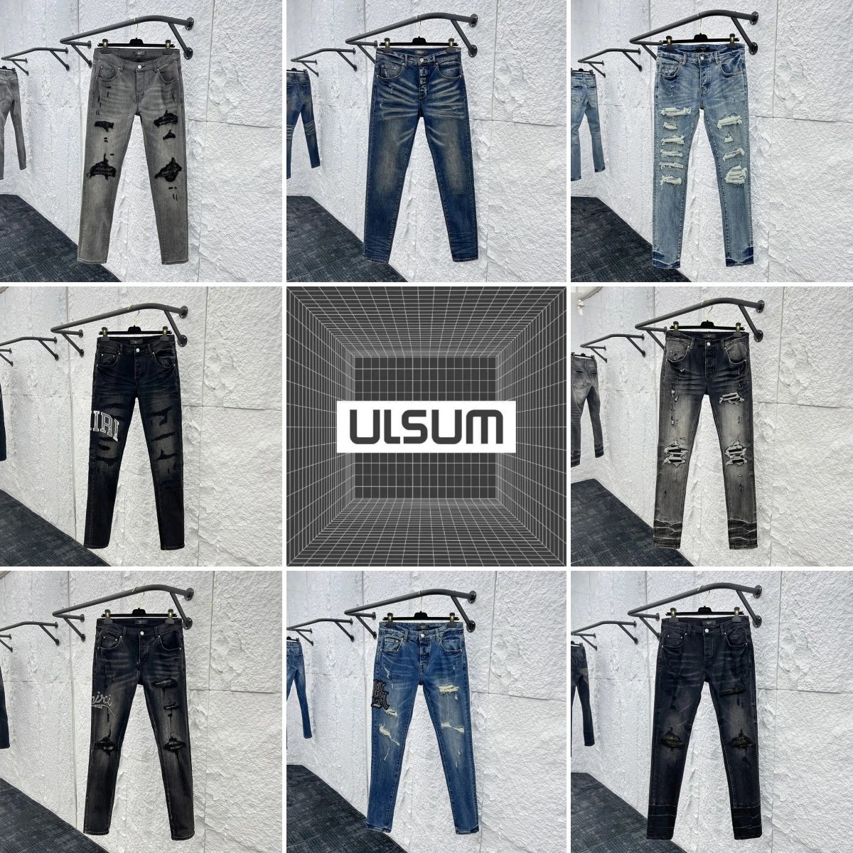 2025ss AMIRIjeans Complete set Maximum Version 2