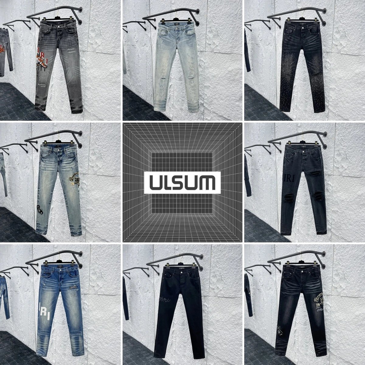2025ss AMIRIjeans Complete set Maximum Version 5