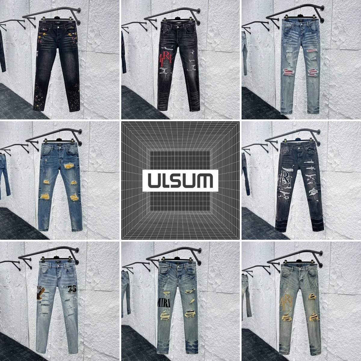 2025ss AMIRIjeans Complete set Maximum Version 4