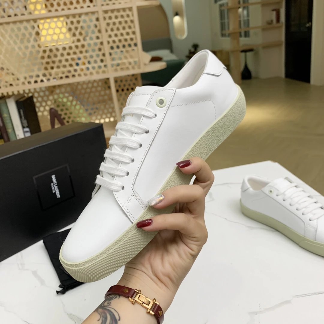 Saint Laurent SL/10 Canvas Black Sneakers - 42