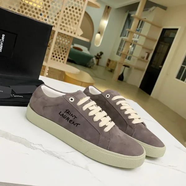 Saint Laurent SL/10 Canvas Black Sneakers - 88