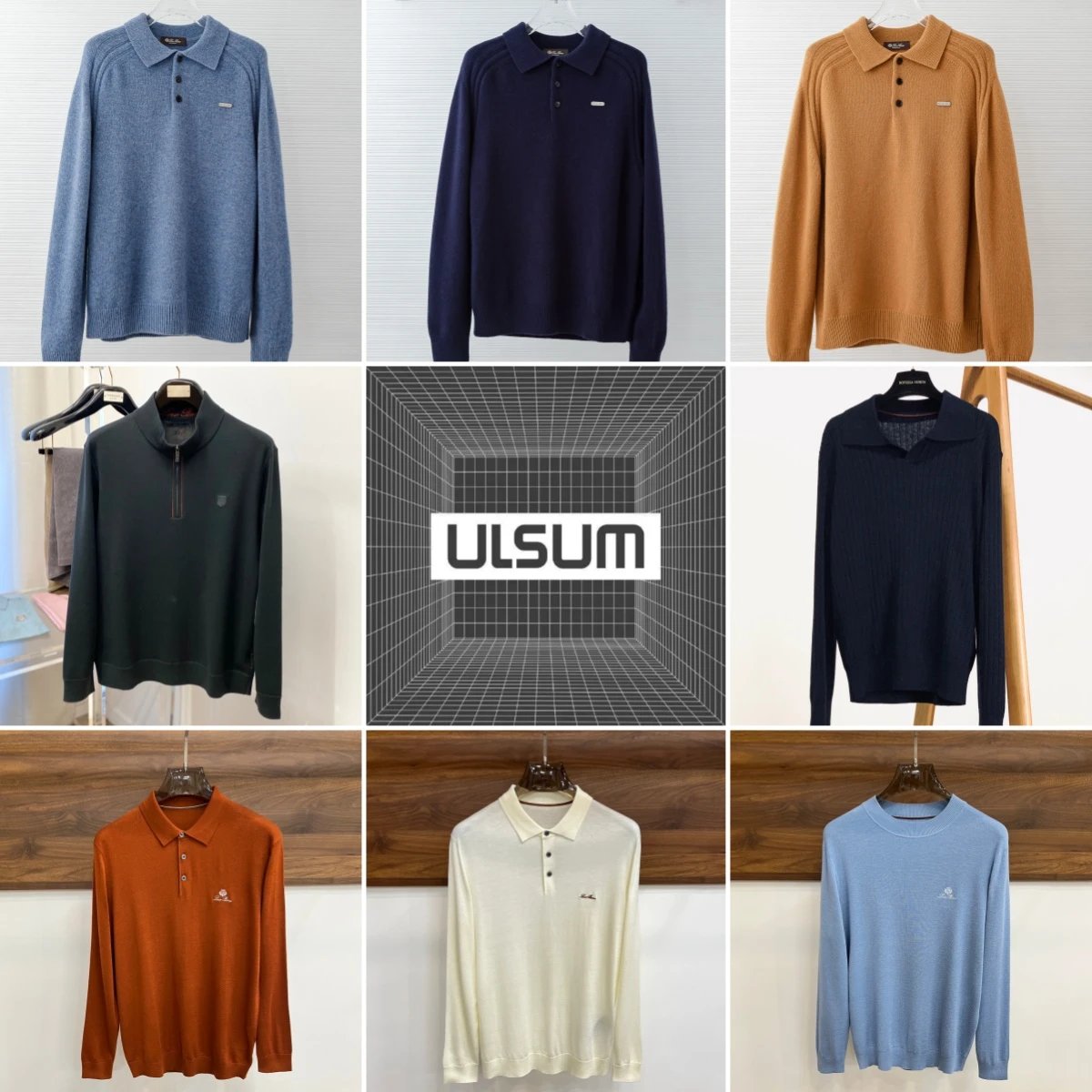2025ss ULSUM STORE LP Mens Wool Sweater