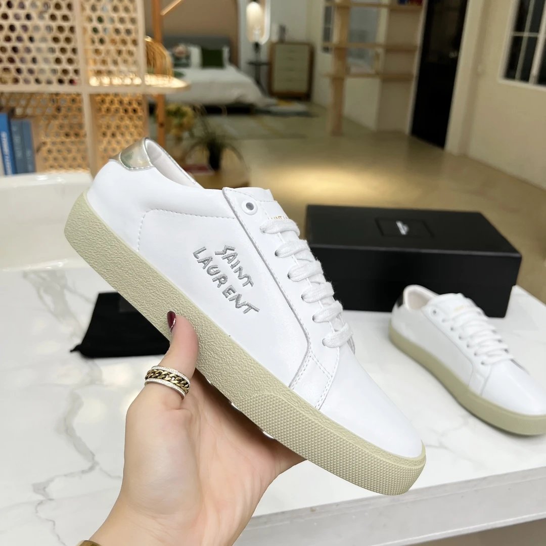 Saint Laurent SL/10 Canvas Black Sneakers - 58