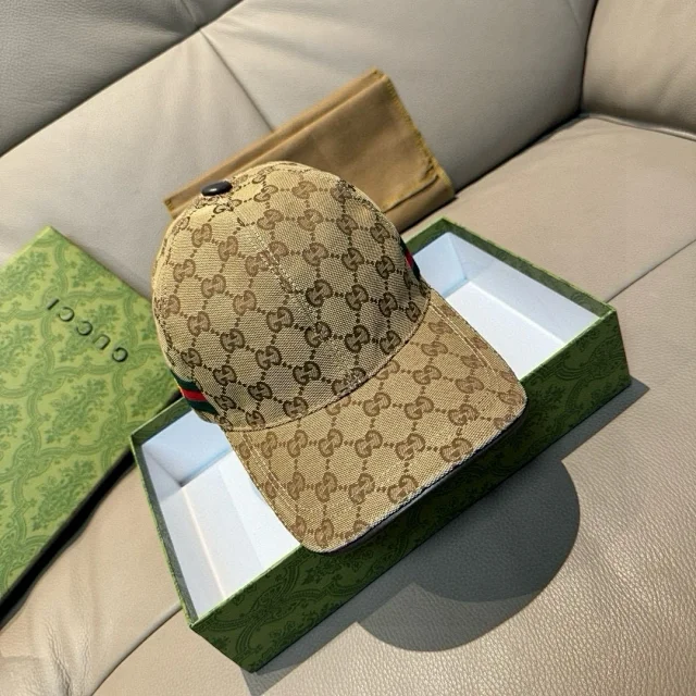 Gucci Hats GG monogram baseball cap product detail image 16