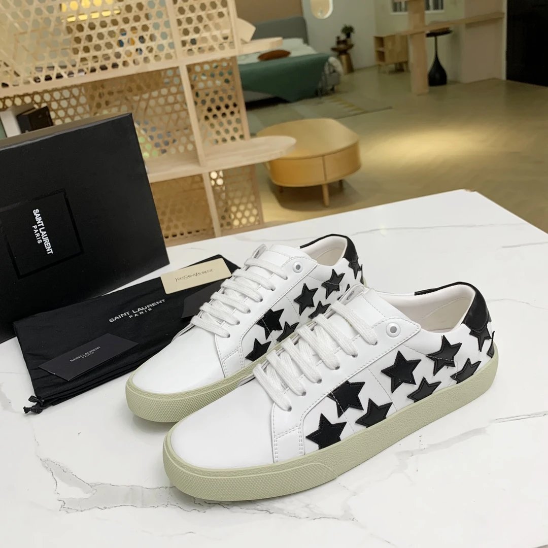 Saint Laurent SL/10 Canvas Black Sneakers - 31