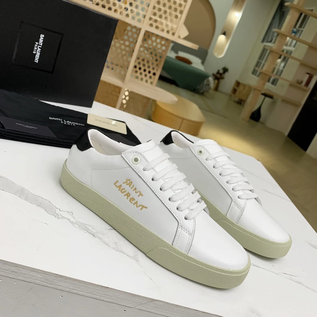 Saint Laurent SL/10 Canvas Black Sneakers - 44