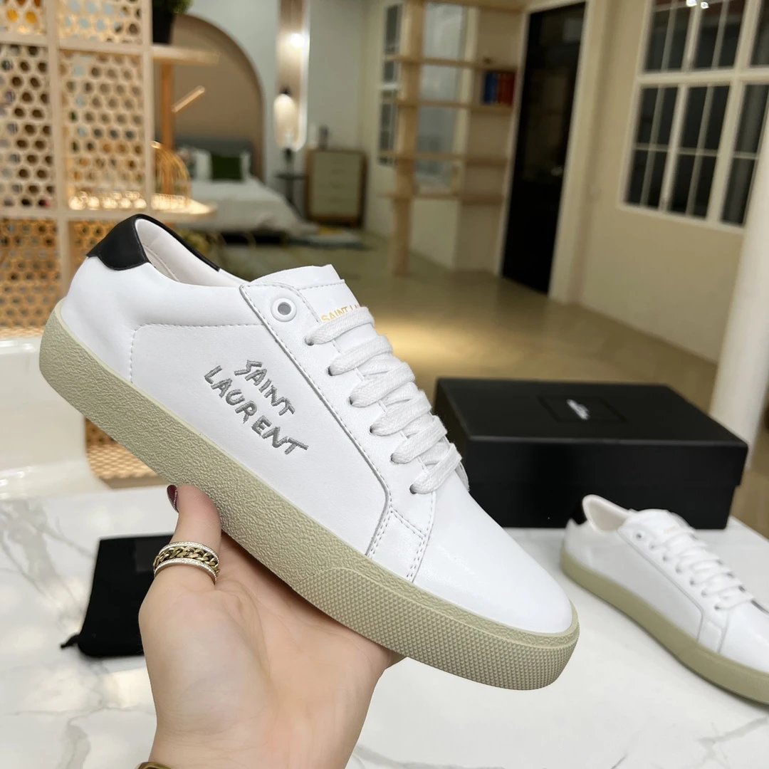 Saint Laurent SL/10 Canvas Black Sneakers - 66