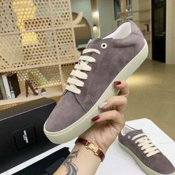 Saint Laurent SL/10 Canvas Black Sneakers - 90