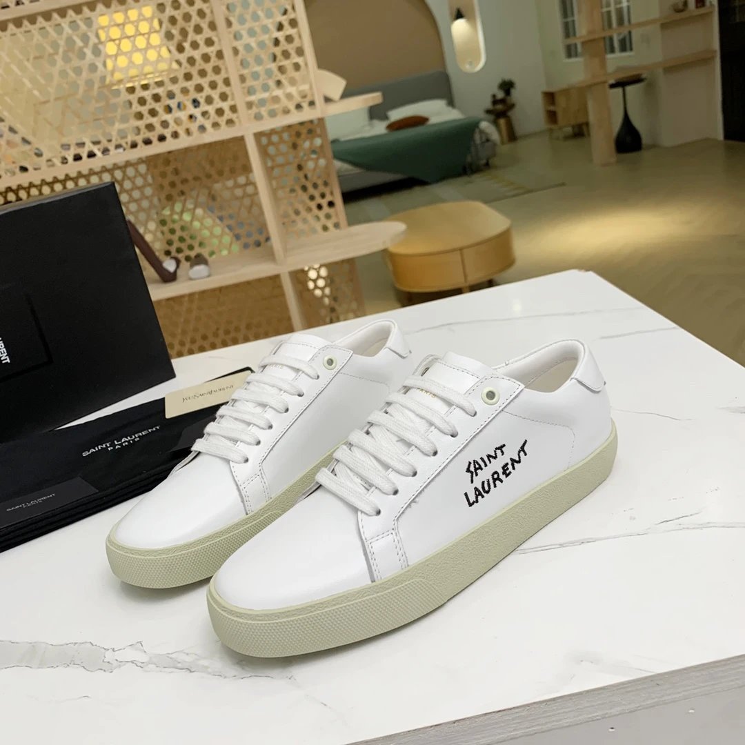Saint Laurent SL/10 Canvas Black Sneakers - 39