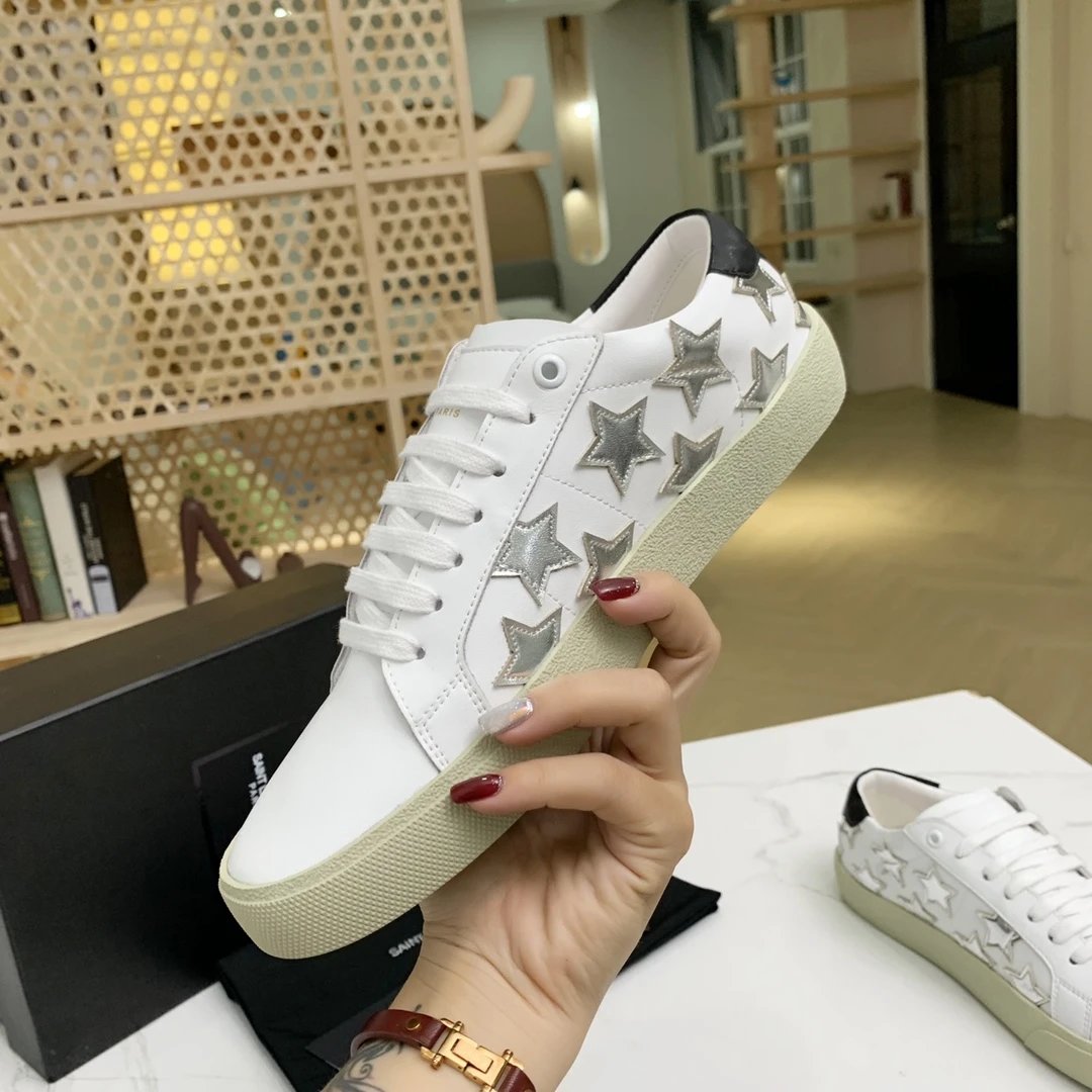 Saint Laurent SL/10 Canvas Black Sneakers - 26