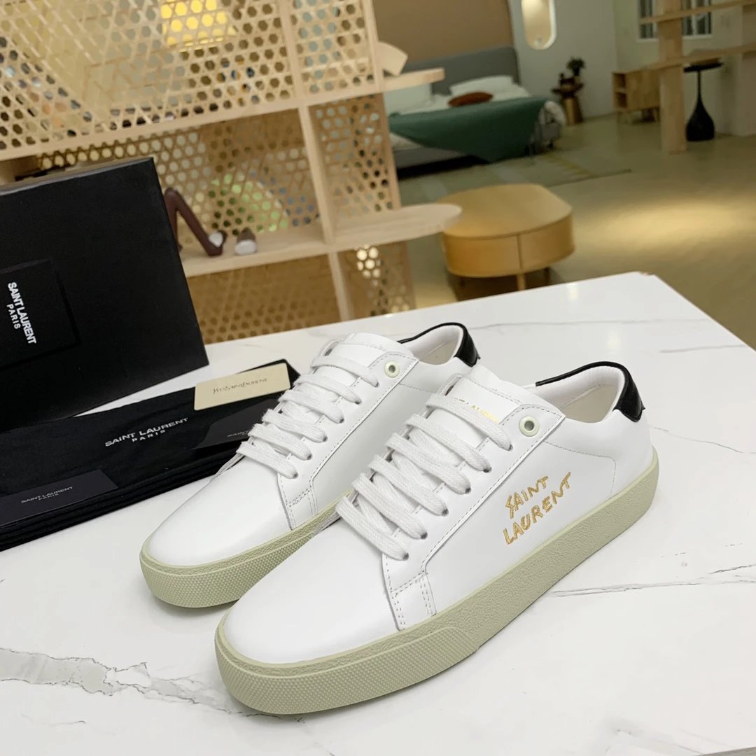 Saint Laurent SL/10 Canvas Black Sneakers - 43