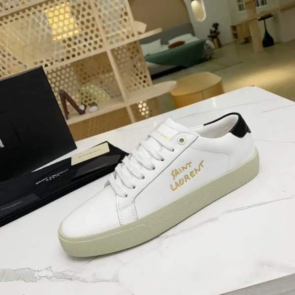 Saint Laurent SL/10 Canvas Black Sneakers - 45