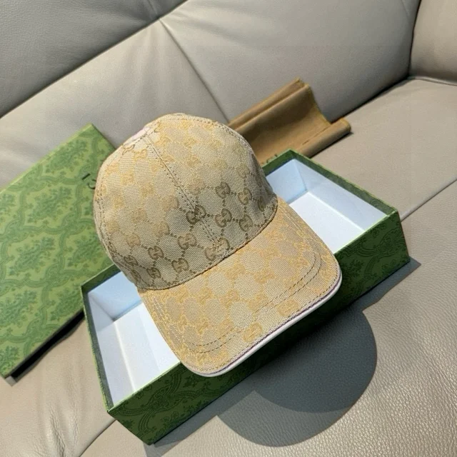 Gucci Hats GG monogram baseball cap product detail image 3