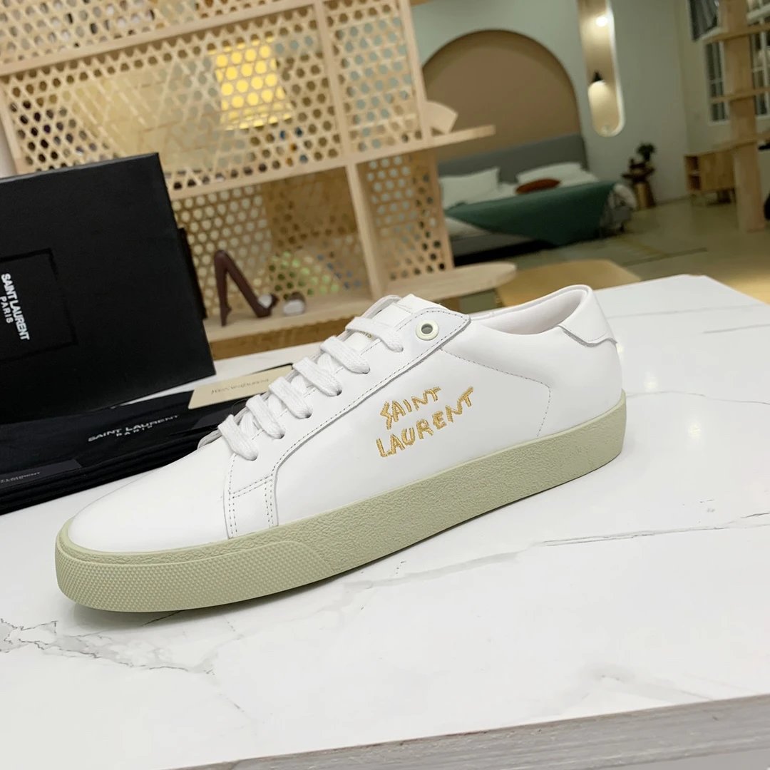 Saint Laurent SL/10 Canvas Black Sneakers - 49