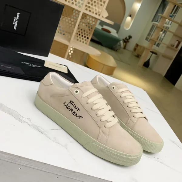 Saint Laurent SL/10 Canvas Black Sneakers - 95