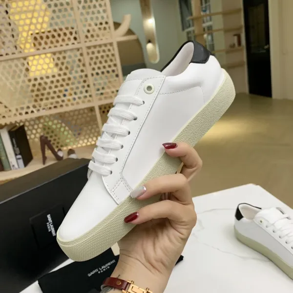 Saint Laurent SL/10 Canvas Black Sneakers - 38