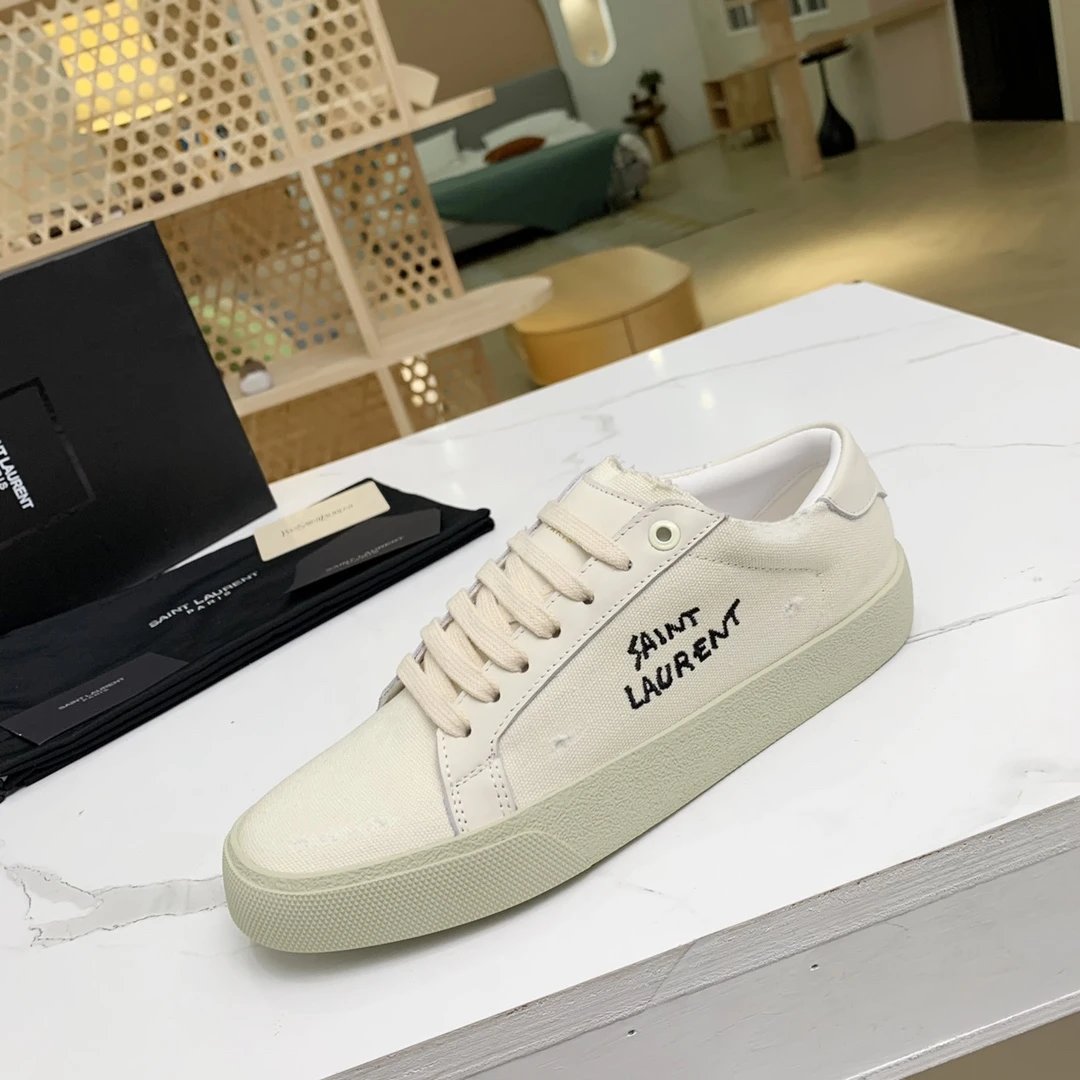 Saint Laurent SL/10 Canvas Black Sneakers - 73