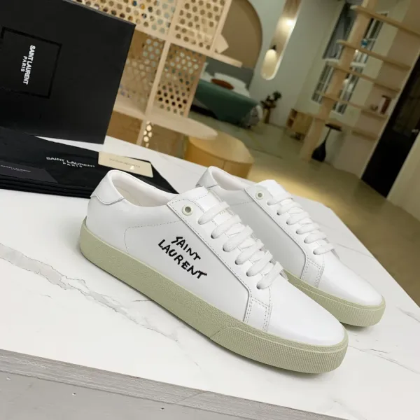 Saint Laurent SL/10 Canvas Black Sneakers - 40