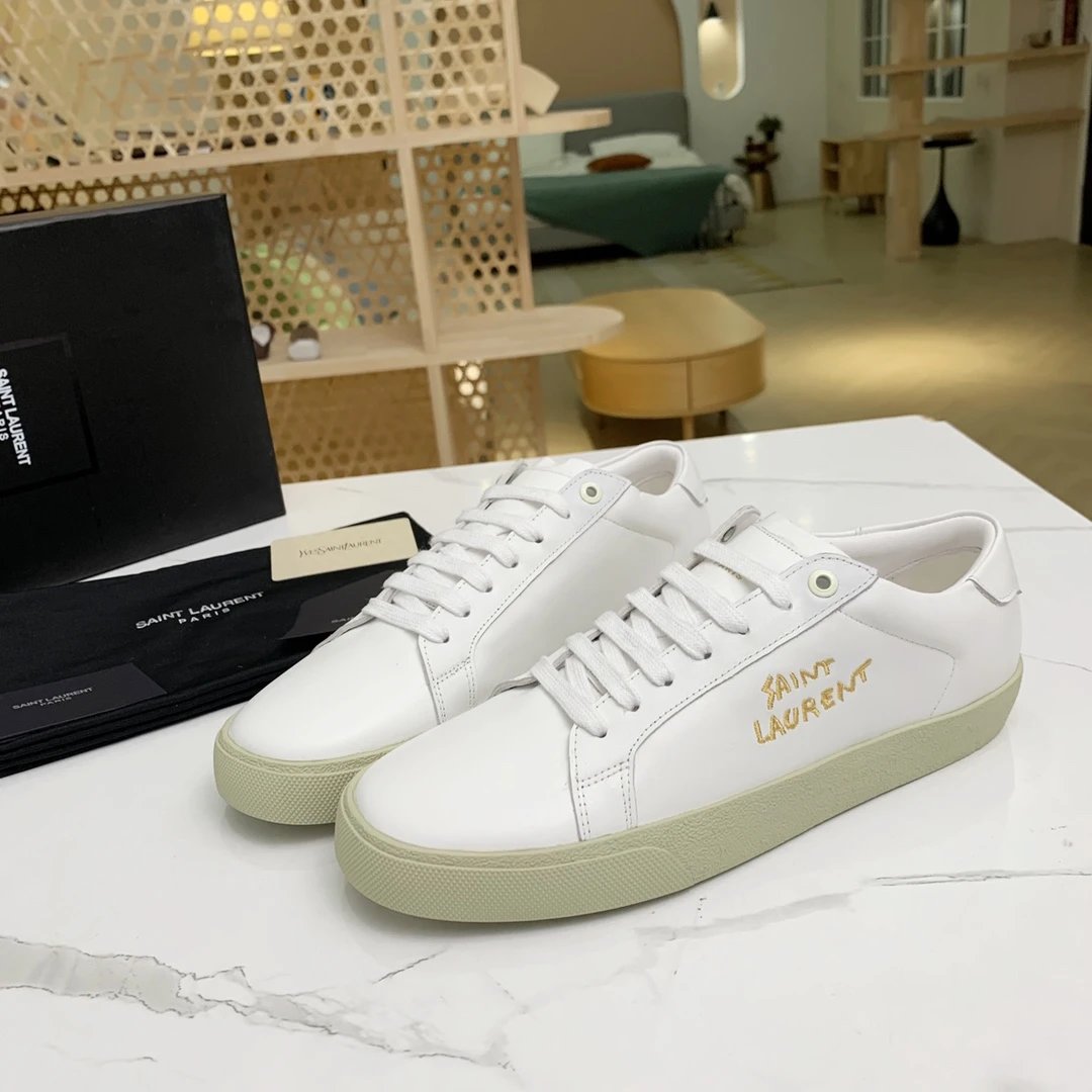 Saint Laurent SL/10 Canvas Black Sneakers - 47
