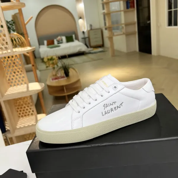 Saint Laurent SL/10 Canvas Black Sneakers - 60