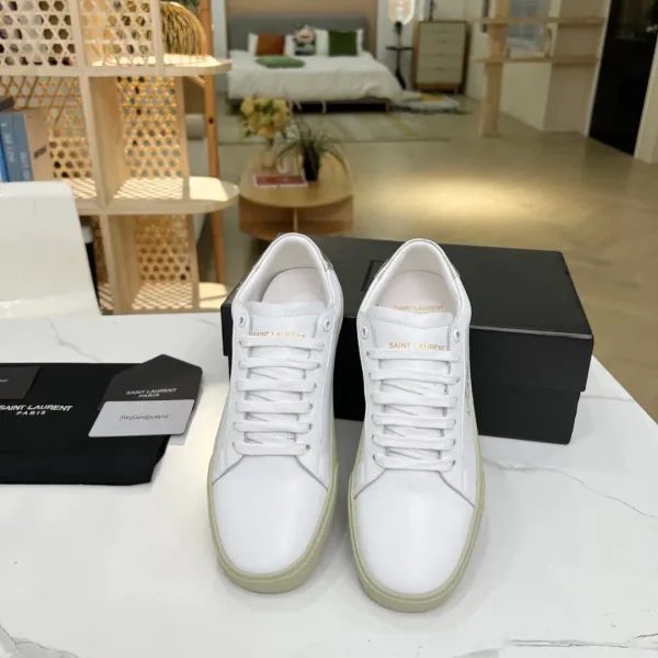 Saint Laurent SL/10 Canvas Black Sneakers - 57