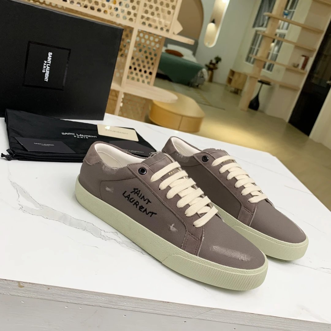 Saint Laurent SL/10 Canvas Black Sneakers - 80