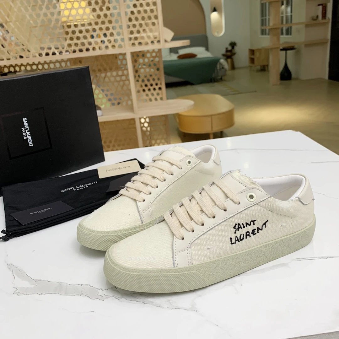 Saint Laurent SL/10 Canvas Black Sneakers - 71