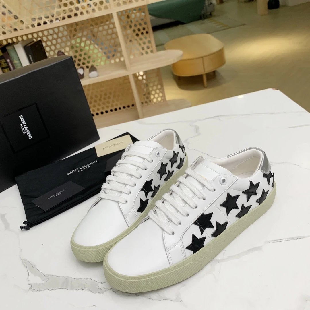 Saint Laurent SL/10 Canvas Black Sneakers - 27
