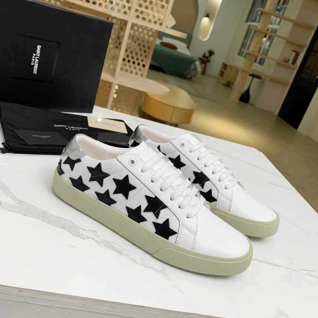 Saint Laurent SL/10 Canvas Black Sneakers - 28