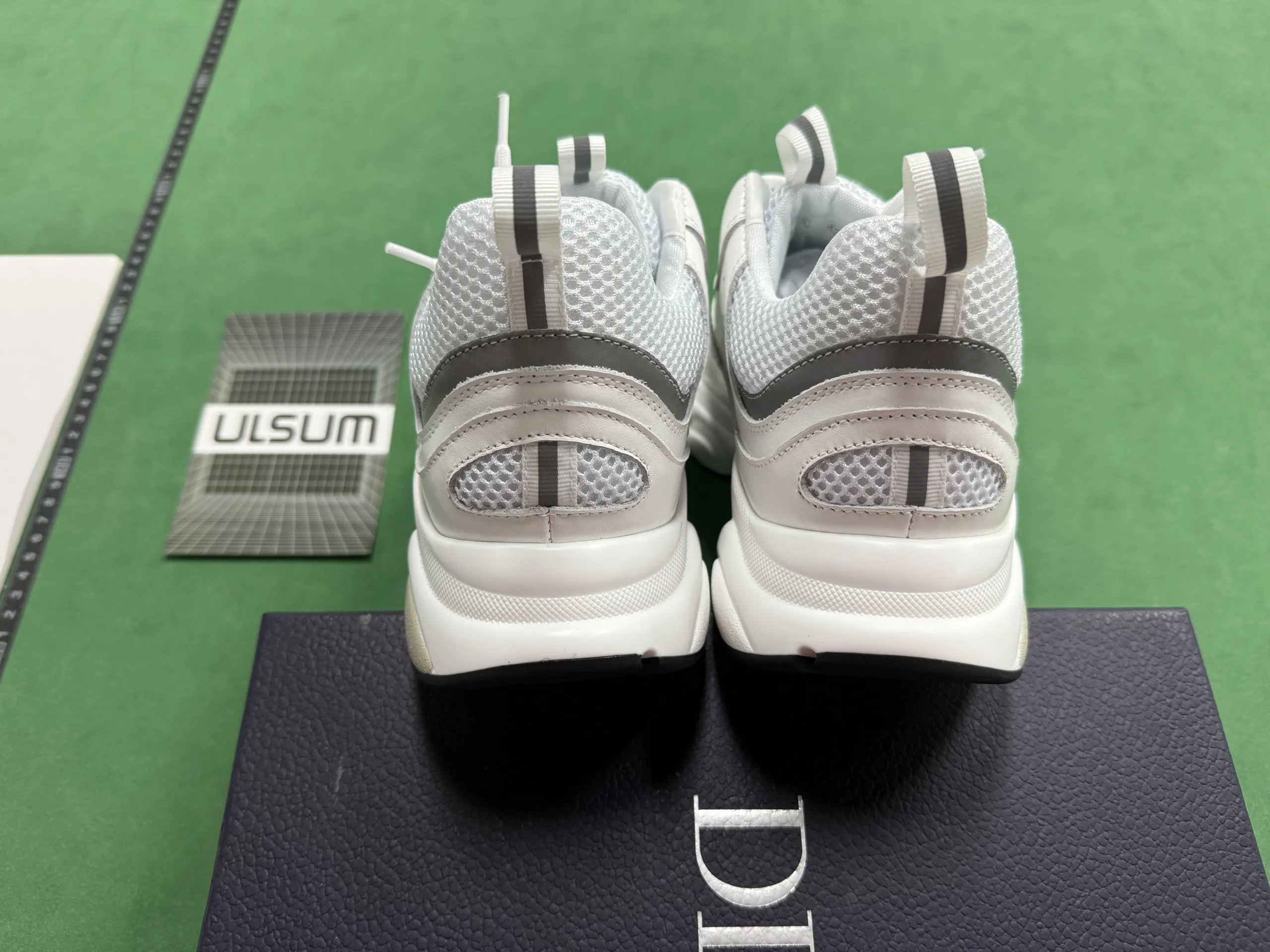 Dior B23 Low Brown Beige Mesh Chunky Sneakers - 49