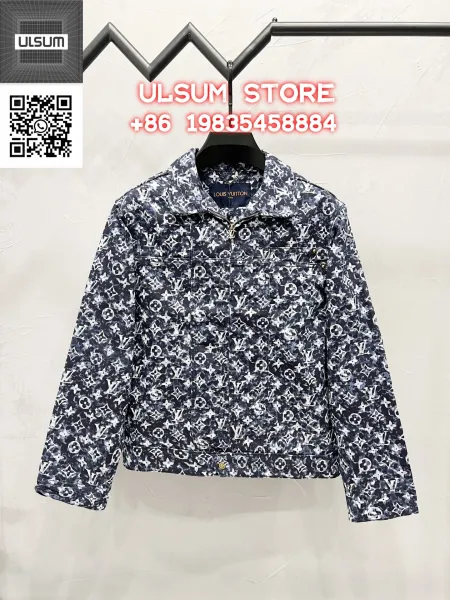 ULSUM Patchwork Denim Jacket Light Blue - 32