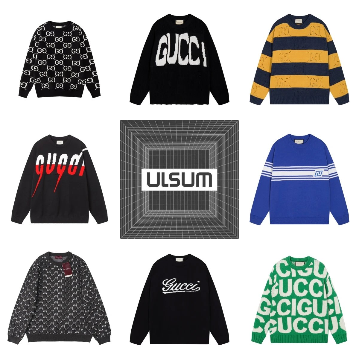 2025ss ULSUM store G sweatercardigan
