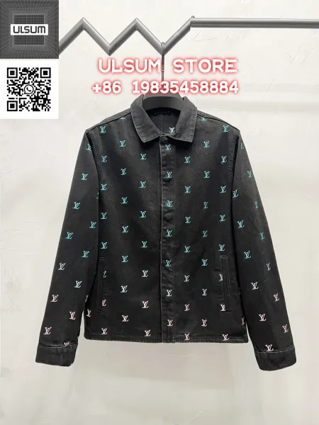 ULSUM Patchwork Denim Jacket Light Blue - 38