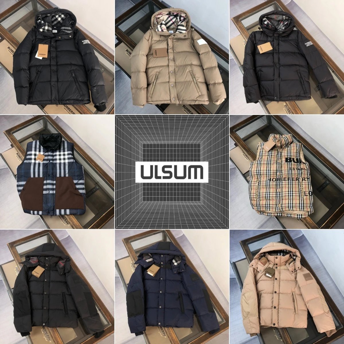 2025ss ULSUM store B Down jacket with 90% duck down, all in high version, does not sell cotton or du