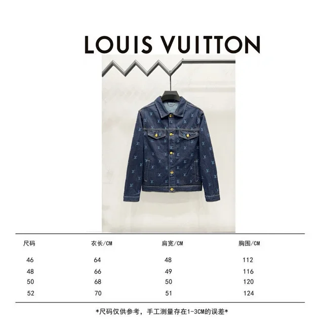 Louis Vuitton Jackets Monogram Denim Jacket product detail image 3
