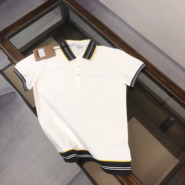 Burberry T-Shirts Short-Sleeve with Check Trim product detail image 69
