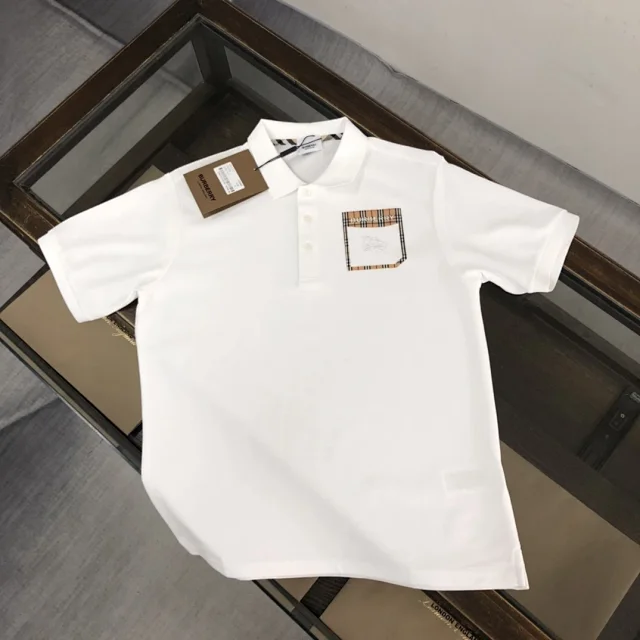 Burberry T-Shirts Short-Sleeve with Check Trim product detail image 13