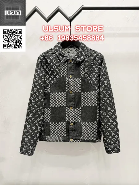ULSUM Patchwork Denim Jacket Light Blue - 20