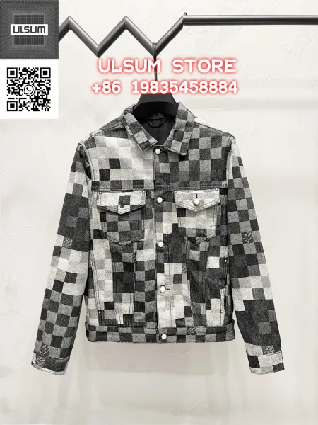 ULSUM Patchwork Denim Jacket Light Blue - 42