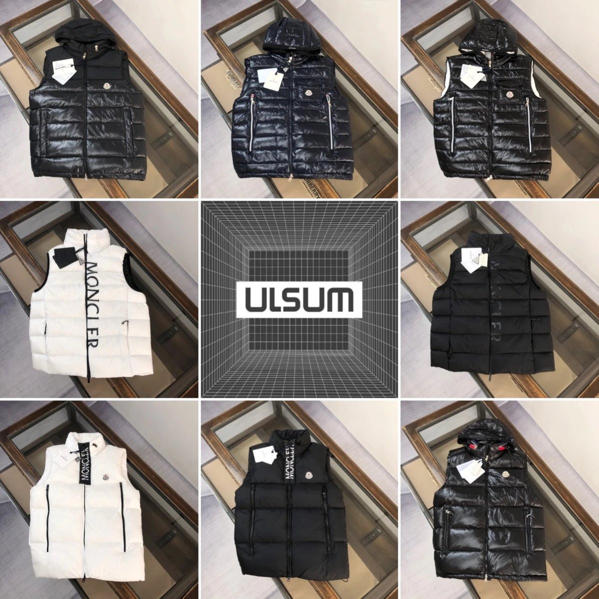 2025ss ULSUM store M Down jacket vestnot cotton some styles include NFC