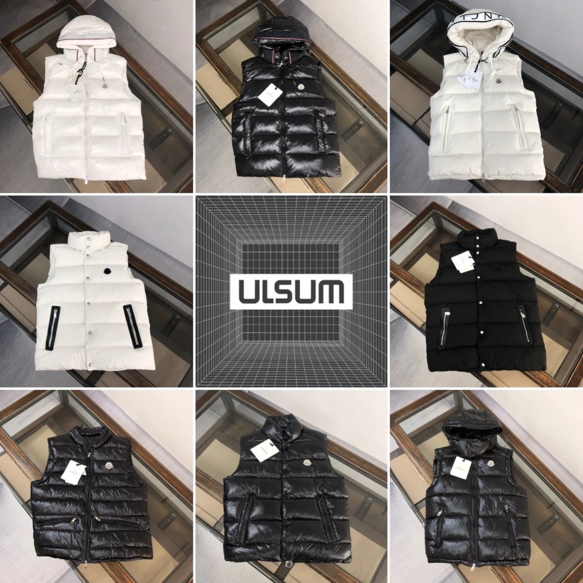 2025ss ULSUM store M Down jacket vestnot cotton some styles include NFC 3