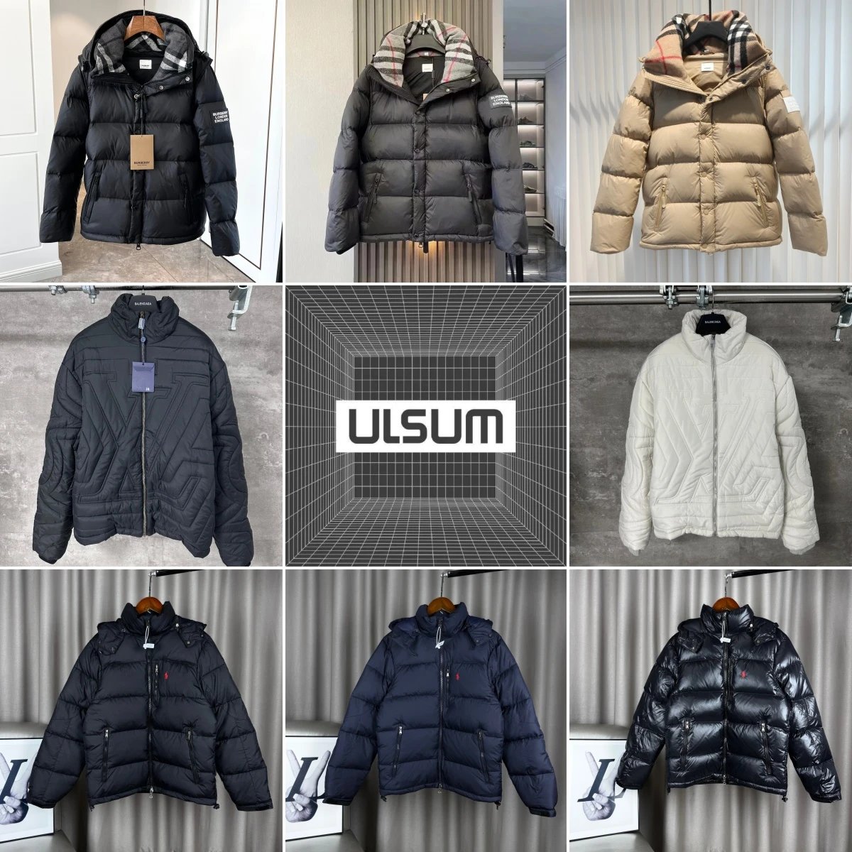 2025ss ULSUM store  down jackets