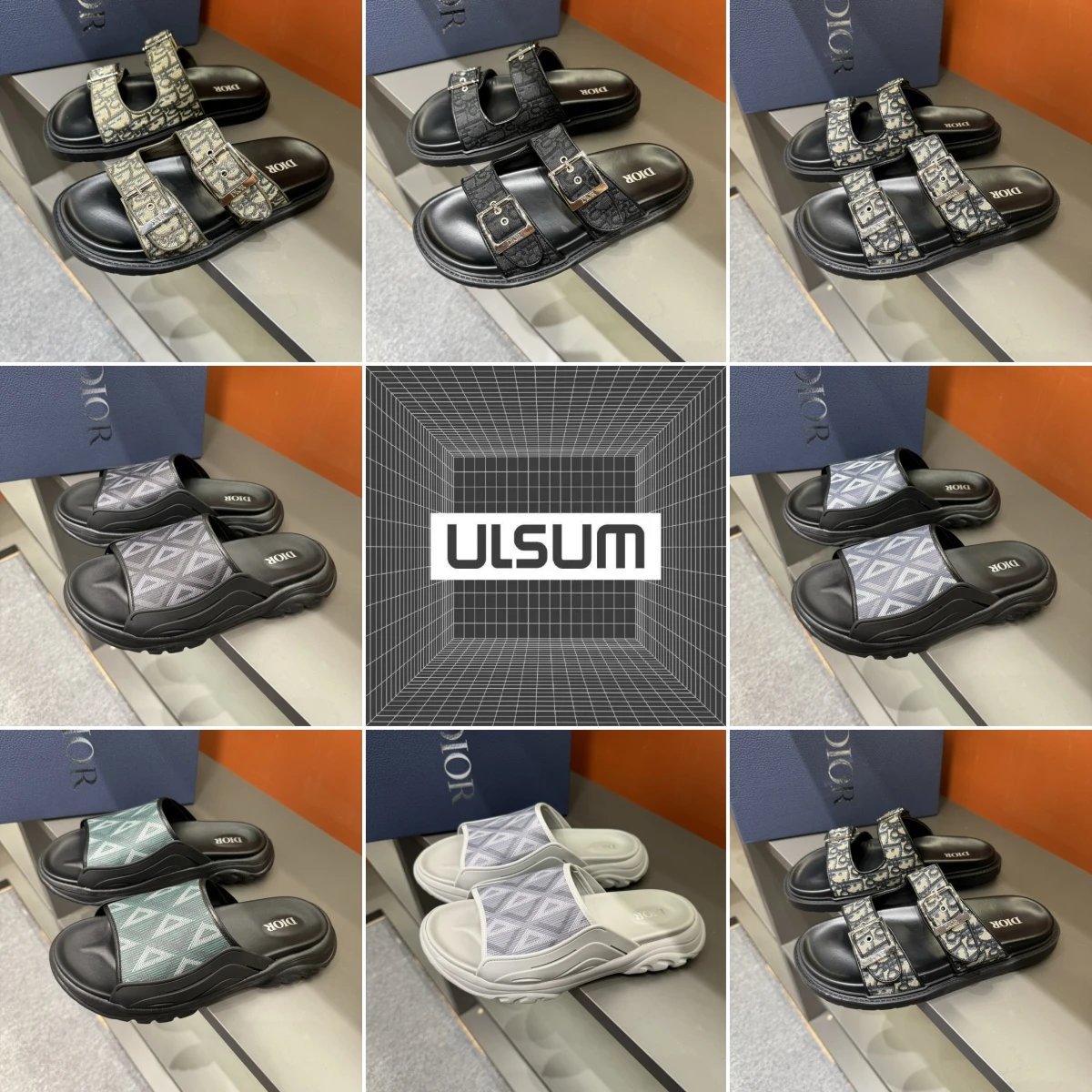 2025ss D HTown Oblique sandal 3