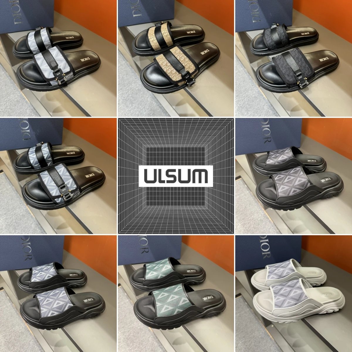 2025ss D HTown Oblique sandal 2