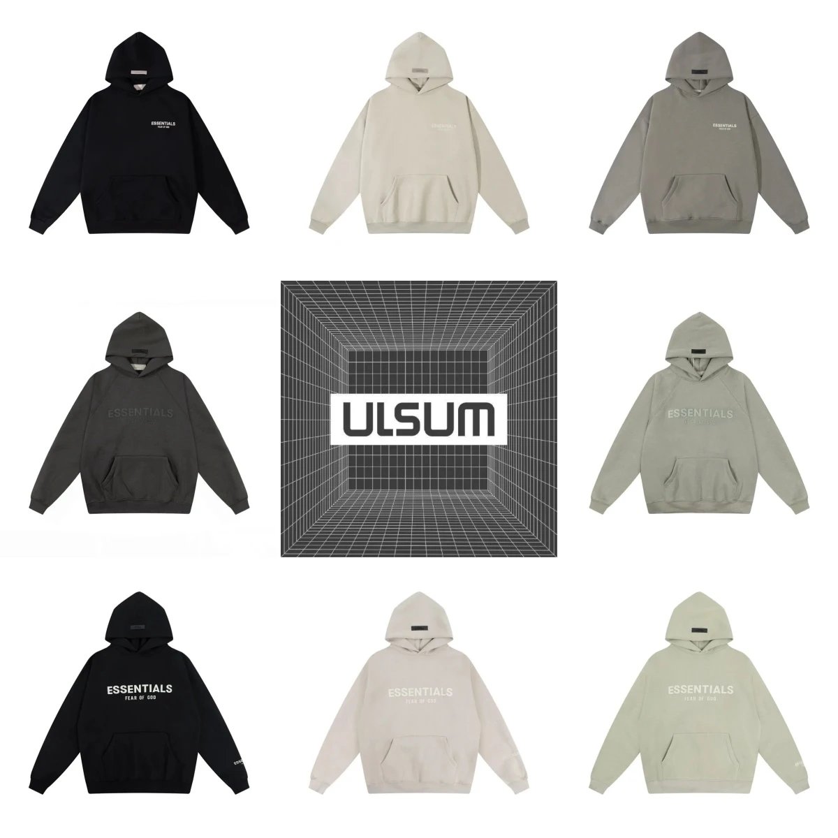 2025ss ULSUM store E Hoodies and cardigans tracksuit 1