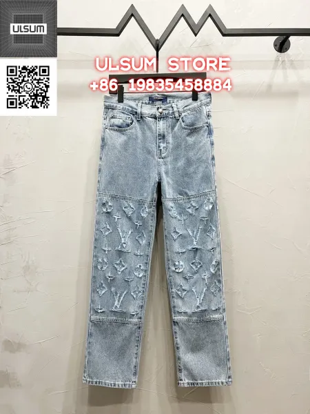 ULSUM Patchwork Denim Jacket Light Blue - 15