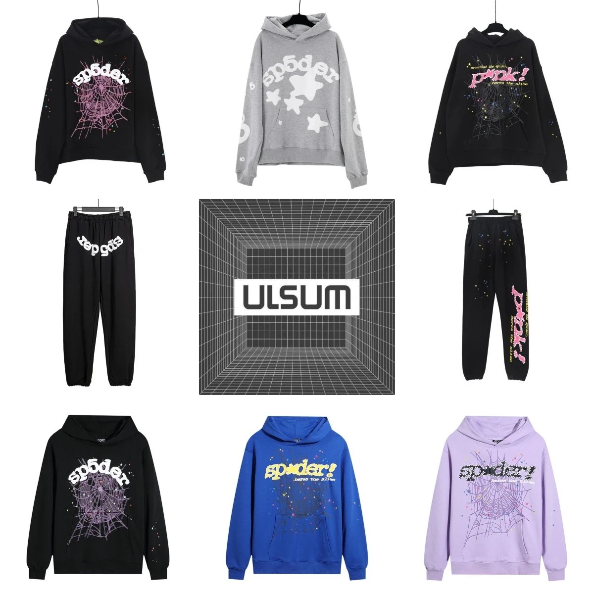 2025ss ULSUM store S tracksuit Hoodie and pants set 1