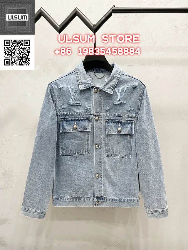 Louis Vuitton Jackets Monogram Denim Jacket product detail image 15