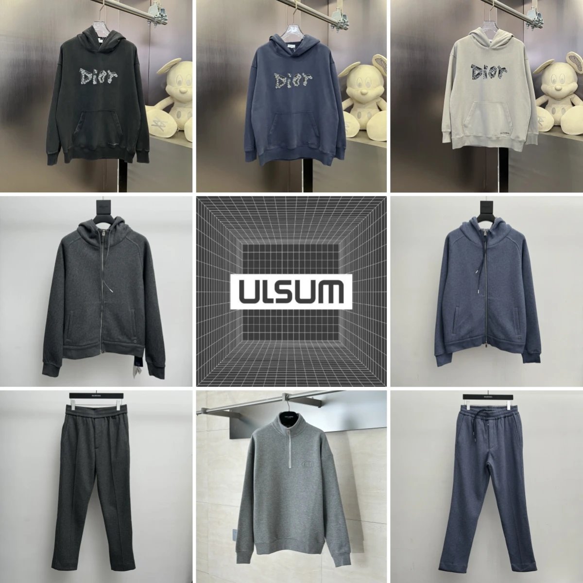2025ss ULSUM store D Hoodies and suits 2