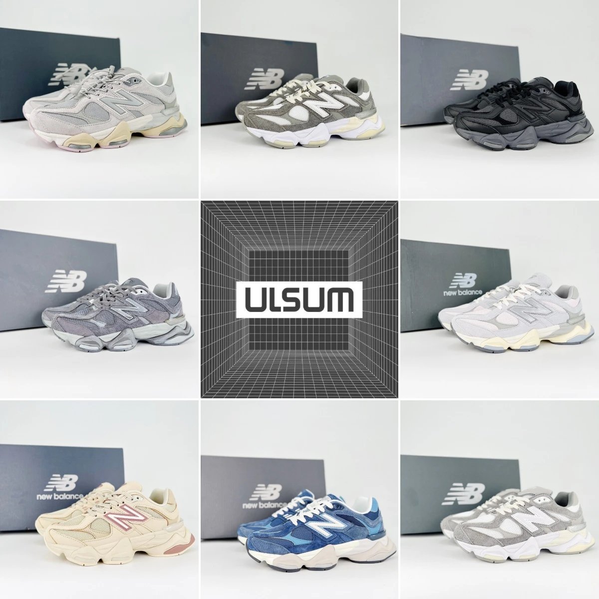 2025ss ULSUM store N shoes 9060 High version